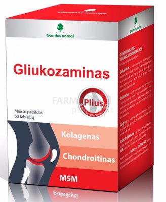 gliukozaminas plius chondroitino kaina stalo sąnarių gydymas