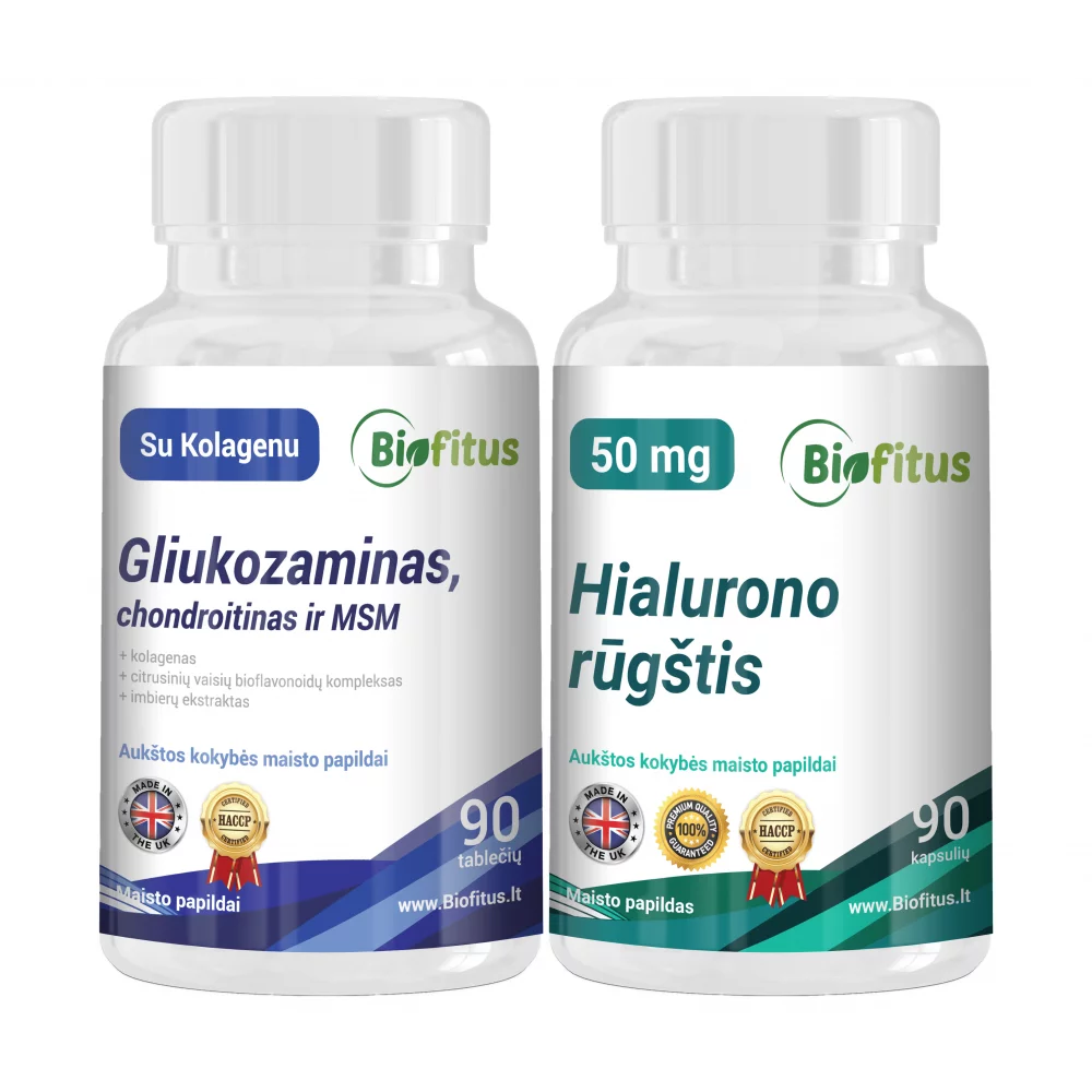 gliukozaminas chondroitino kaina